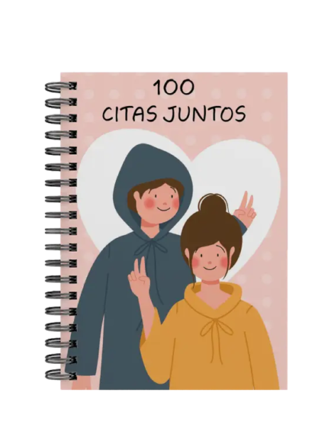 libro 100 citas juntos M24 portada personalizada