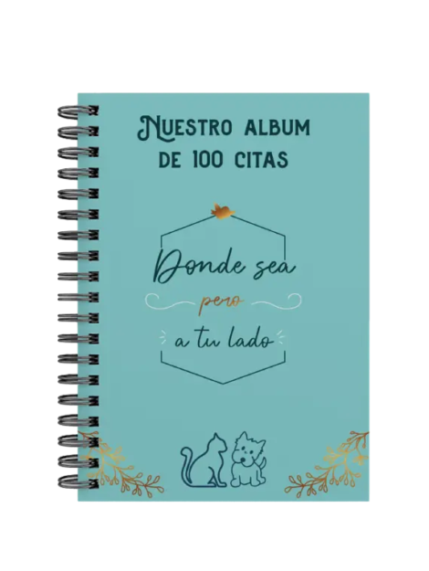 libro 100 citas juntos M28 portada personalizada