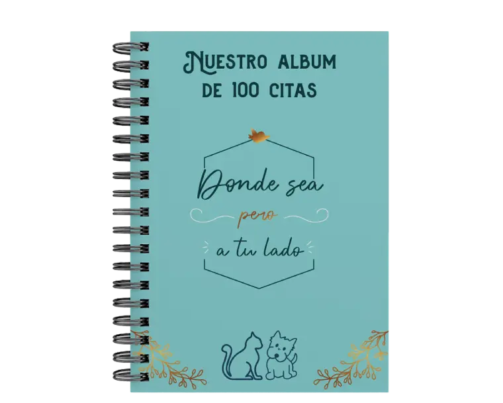 libro 100 citas juntos M28 portada personalizada