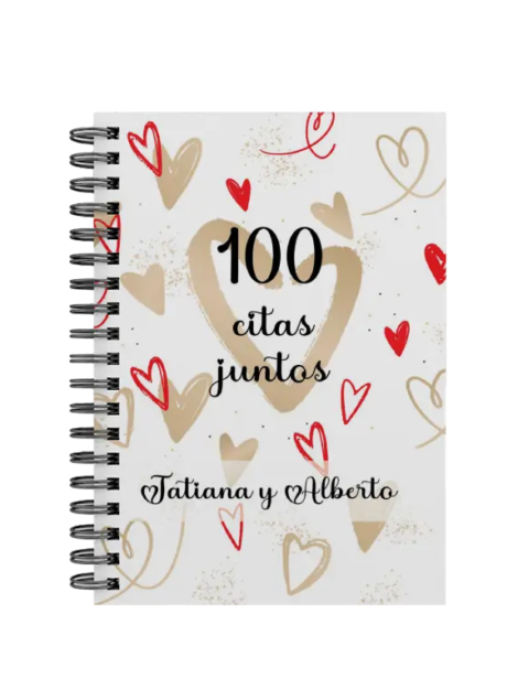 libro 100 citas juntos M31 portada personalizada