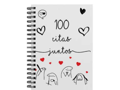 libro 100 citas juntos M32 portada personalizada