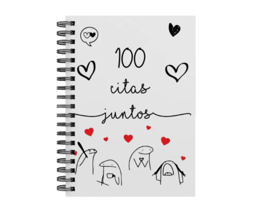 libro 100 citas juntos M32 portada personalizada