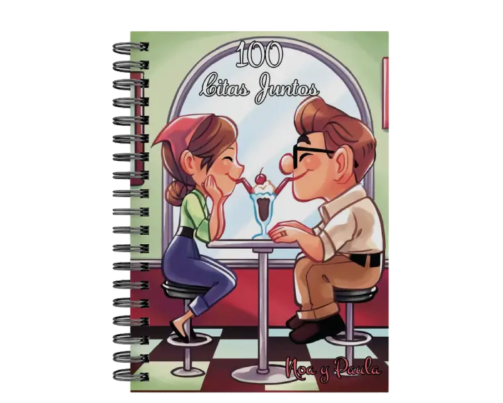 libro 100 citas juntos M35 portada personalizada