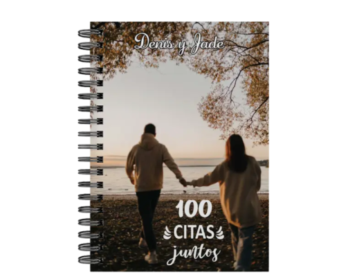 libro 100 citas juntos M36 portada personalizada