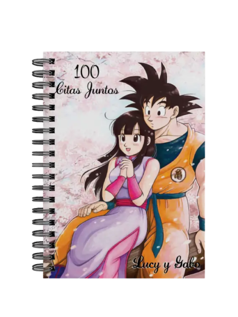 libro 100 citas juntos M37 portada personalizada