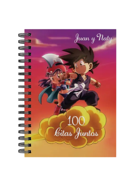 libro 100 citas juntos M38 portada personalizada