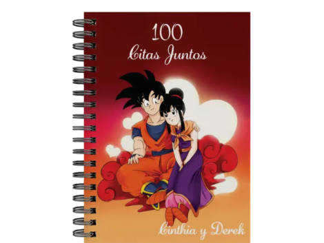 libro 100 citas juntos M39 portada personalizada