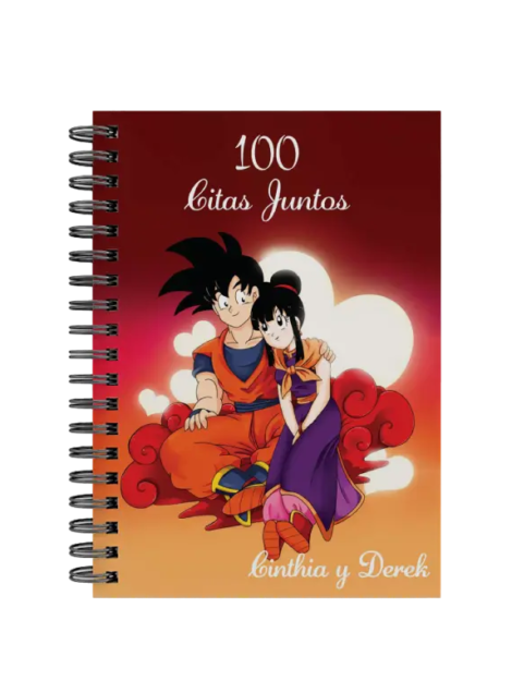 libro 100 citas juntos M39 portada personalizada