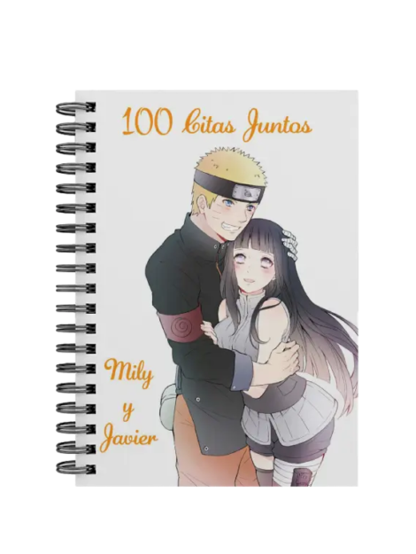 libro 100 citas juntos M40 portada personalizada