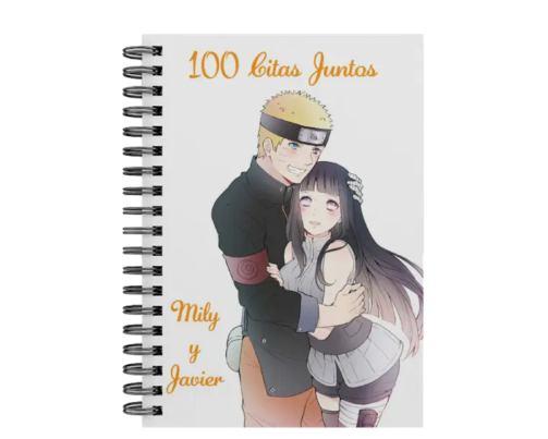 libro 100 citas juntos M40 portada personalizada