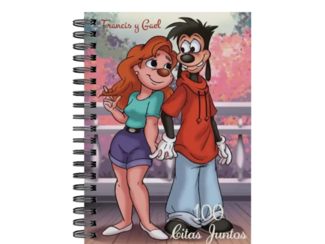 libro 100 citas juntos M43 portada personalizada