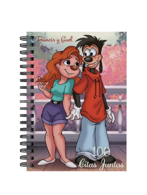 libro 100 citas juntos M43 portada personalizada