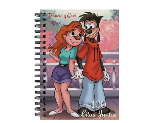 libro 100 citas juntos M43 portada personalizada