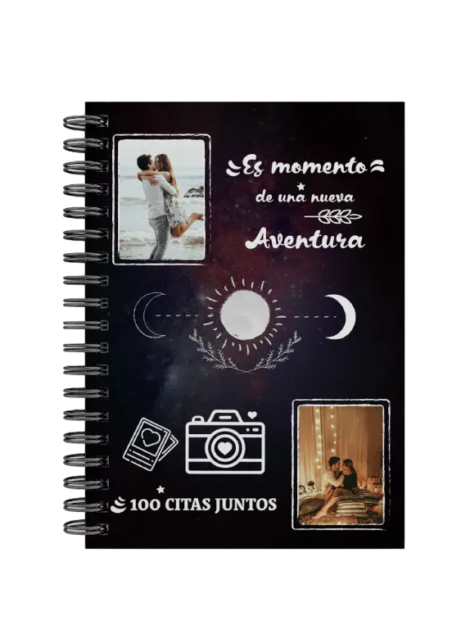 libro 100 citas juntos M44 portada personalizada
