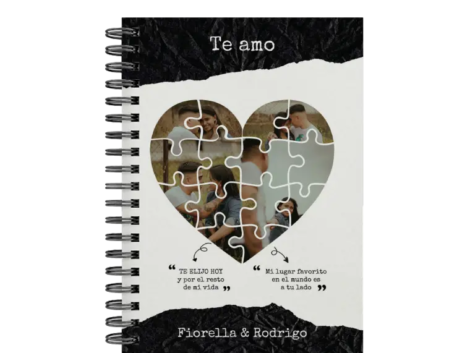 libro 100 citas juntos M45 portada personalizada