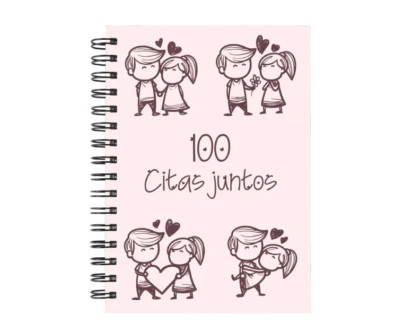 libro 100 citas juntos M48 portada personalizada