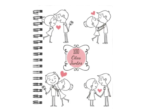 libro 100 citas juntos M49 portada personalizada