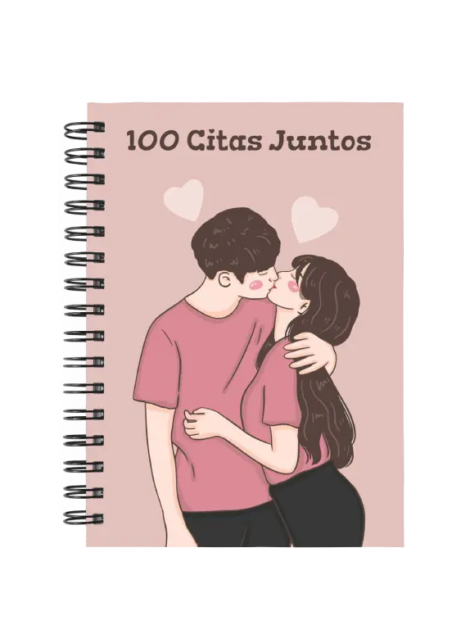 libro 100 citas juntos M50 portada personalizada