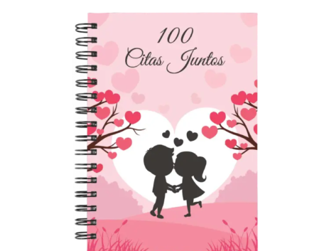 libro 100 citas juntos M53 portada personalizada