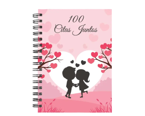 libro 100 citas juntos M53 portada personalizada