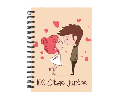 libro 100 citas juntos M54 portada personalizada