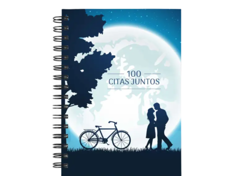 libro 100 citas juntos M55 portada personalizada