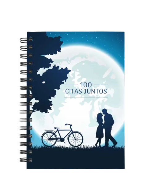 libro 100 citas juntos M55 portada personalizada
