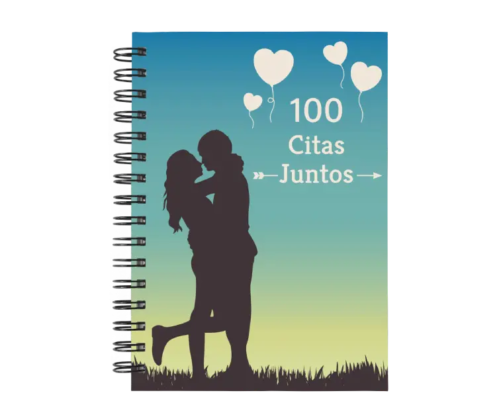 libro 100 citas juntos M57 portada personalizada