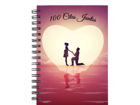 libro 100 citas juntos M59 portada personalizada