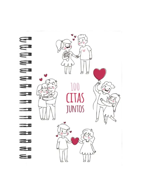 libro 100 citas juntos M60 portada personalizada