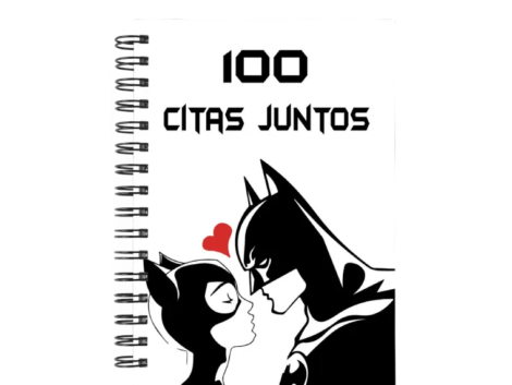 libro 100 citas juntos M61 portada personalizada