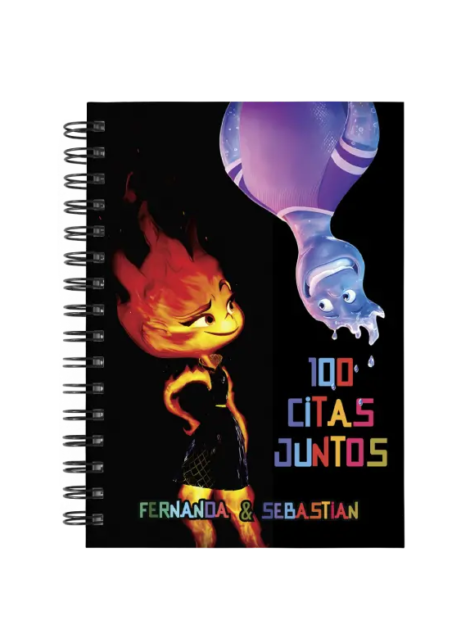 libro 100 citas juntos M62 portada personalizada