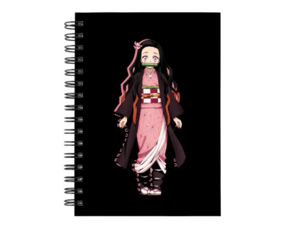 Cuaderno Nezuko Kamado personalizado M13 en tamaño A5 con tapas duras y hojas a elección