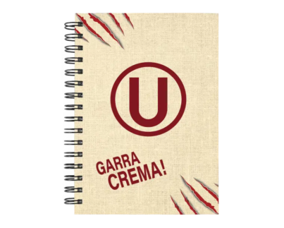 Cuaderno Universitario de Deportes personalizado M02 en tamaño A5 con tapas duras y hojas a elección