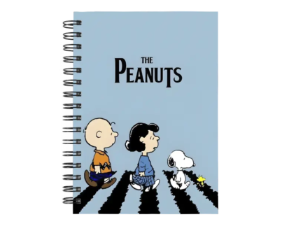 Cuaderno Snoopy personalizado M03 en tamaño A5 con tapas duras y hojas a elección