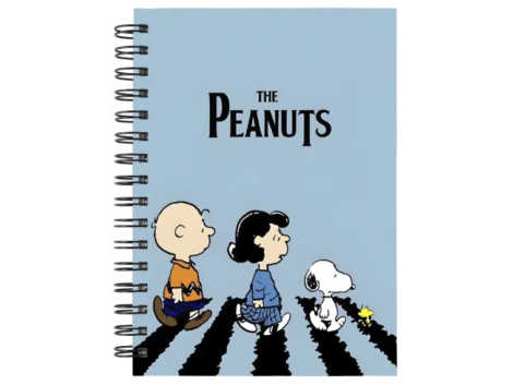 Cuaderno Snoopy personalizado M03 en tamaño A5 con tapas duras y hojas a elección