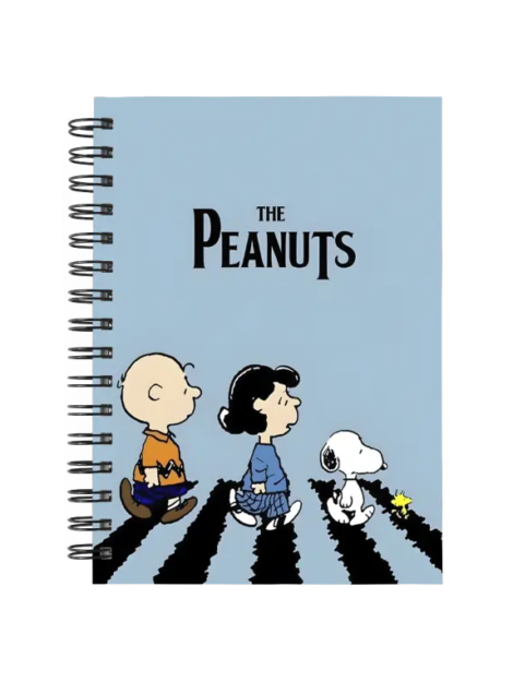 Cuaderno Snoopy personalizado M03 en tamaño A5 con tapas duras y hojas a elección