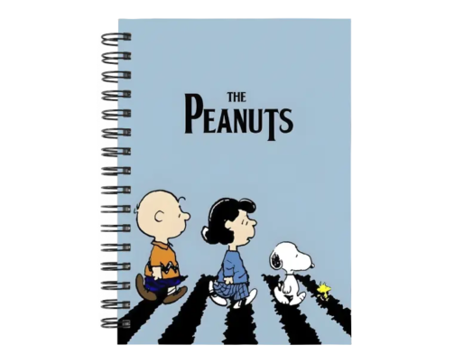 Cuaderno Snoopy personalizado M03 en tamaño A5 con tapas duras y hojas a elección