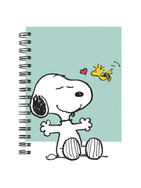 Cuaderno Snoopy personalizado M11 en tamaño A5 con tapas duras y hojas a elección