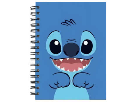 Cuaderno Stitch personalizado M01 en tamaño A5 con tapas duras y hojas a elección