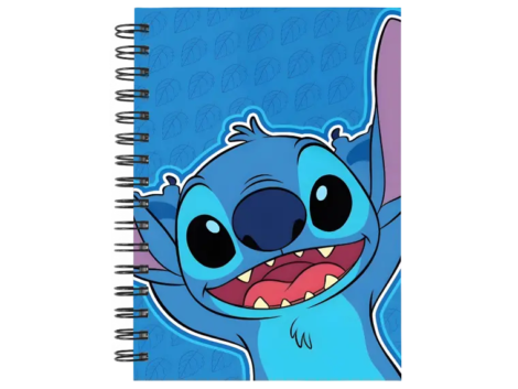 Cuaderno Stitch personalizado M02 en tamaño A5 con tapas duras y hojas a elección
