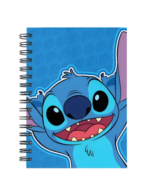 Cuaderno Stitch personalizado M02 en tamaño A5 con tapas duras y hojas a elección