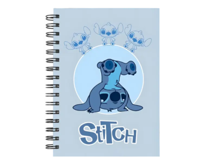 Cuaderno Stitch personalizado M07 en tamaño A5 con tapas duras y hojas a elección
