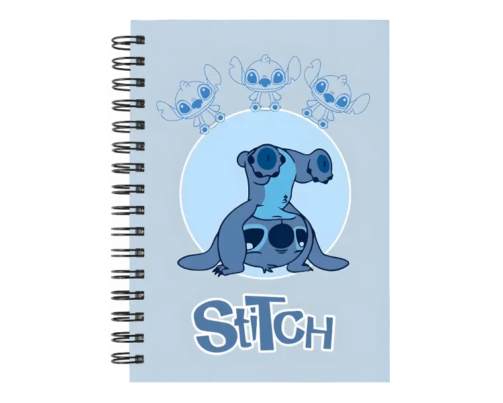 Cuaderno Stitch personalizado M07 en tamaño A5 con tapas duras y hojas a elección
