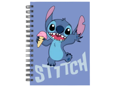 Cuaderno Stitch personalizado M10 en tamaño A5 con tapas duras y hojas a elección