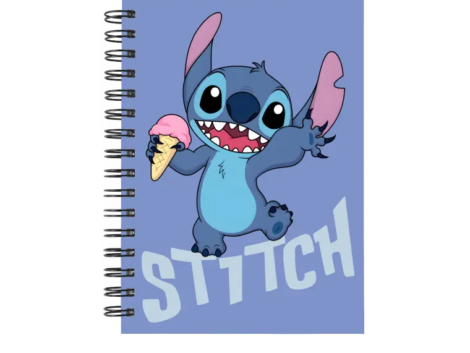 Cuaderno Stitch personalizado M10 en tamaño A5 con tapas duras y hojas a elección